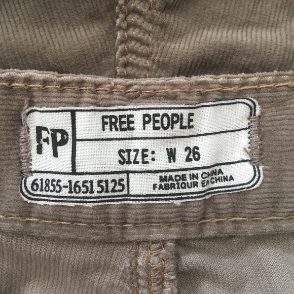 Free People • NWT Skinny Cords, “Steel” - Picture 5 of 5